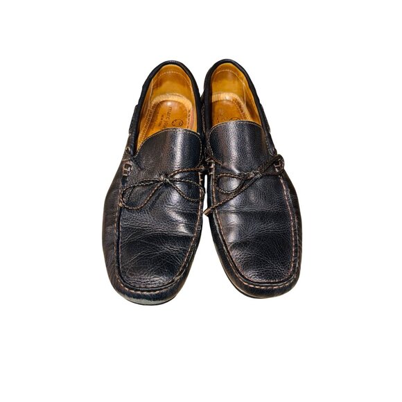 Marc Joseph New York Navy Leather Loafers Mens 12 Slip-On Driving Shoes Preppy main image 6